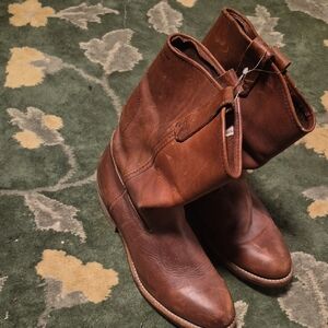 Red Wing Shoes Brown Leather Pull-On Western Boots